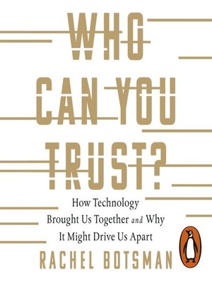 cover image of Who Can You Trust?